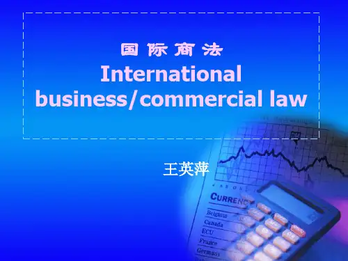 1国际商法概述