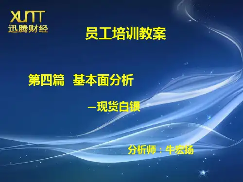 第三篇影响白银价格因素最终版案例