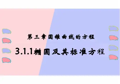 椭圆及其标准方程ppt课件