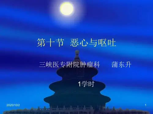 恶心与呕吐PPT课件