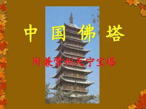 中国古建筑——塔资料