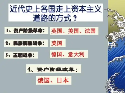 人教版历史九年级上册第19课 课件