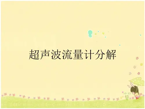 超声波流量计分解
