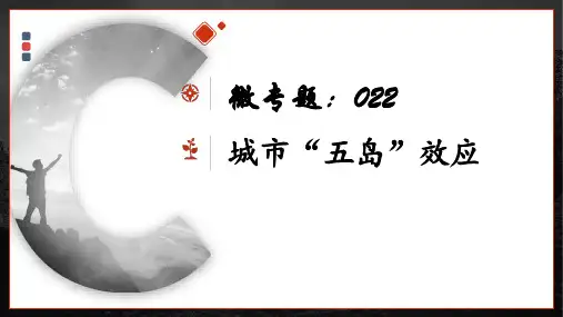微专题23-城市“五岛”效应-备战2023年高考地理一轮复习考点微专题(全国通用)