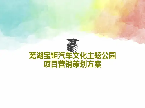 芜湖宝钜汽车文化主题公园项目营销策划方案66页PPT