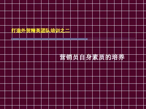 打造外贸精英团队培训之二.ppt
