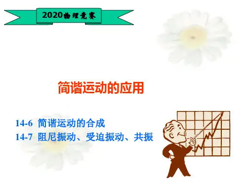 高中物理竞赛—振动与波篇(基础版)45简谐运动的应用(共21张PPT)