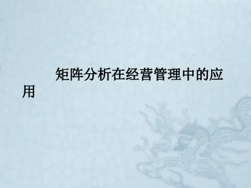 《矩阵分析》PPT课件