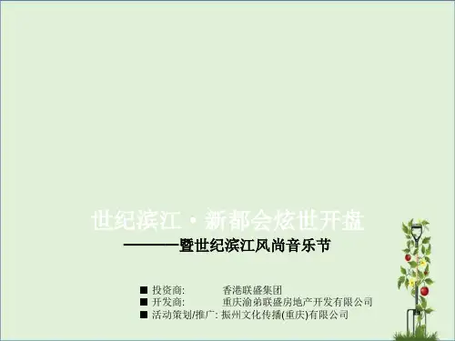 风尚音乐节-地产项目开盘活动方案