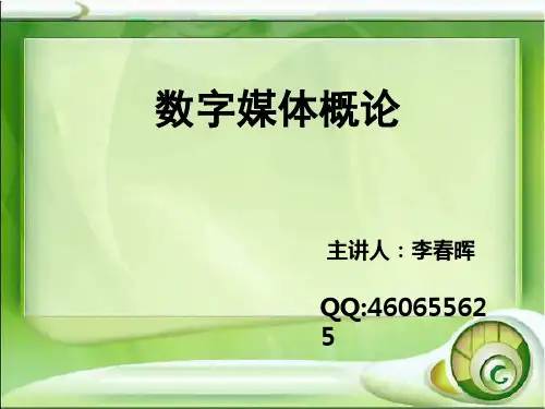 数字媒体艺术概论 第1章