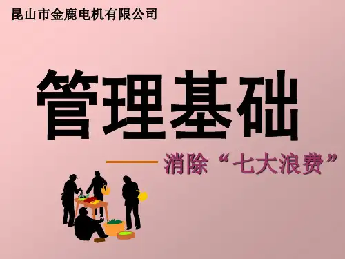 工厂内七大浪费