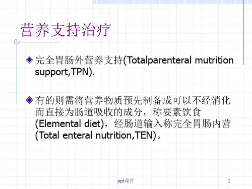 营养支持治疗  ppt课件