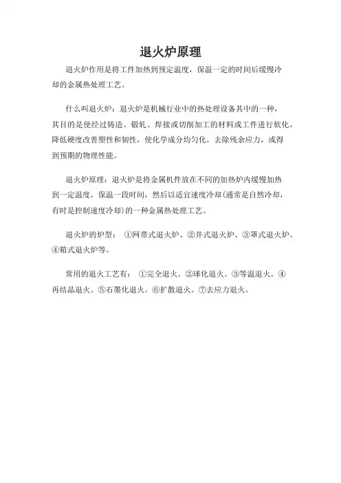 退火炉原理
