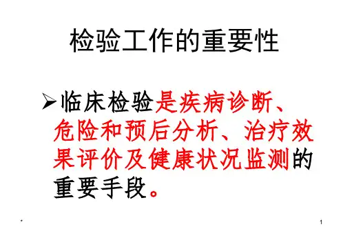 临床检验质量控制ppt课件