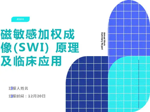 磁敏感加权成像(SWI)原理及临床应用