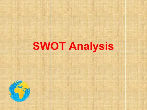 SWOT分析英文版及案例