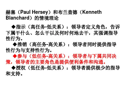 领导科学(6章 参与型领导行为)