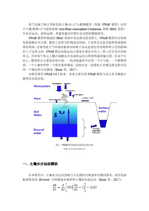 SWAP模型简介
