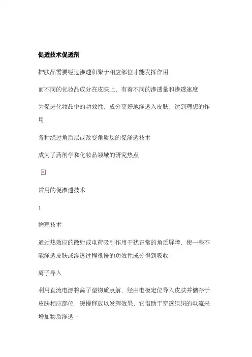 促透技术促透剂