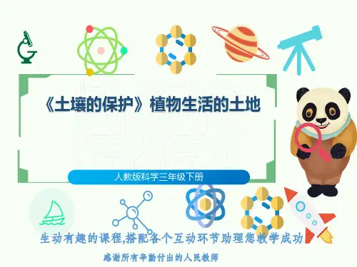 人教版科学三年级下册《土壤的保护》植物生活的土地