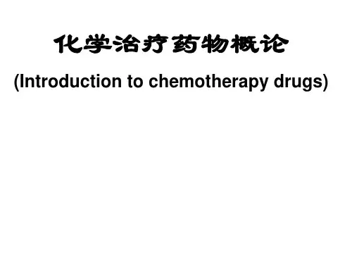 药理-化疗药物概论PPT