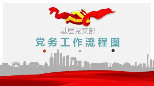 基层党支部党务工作流程