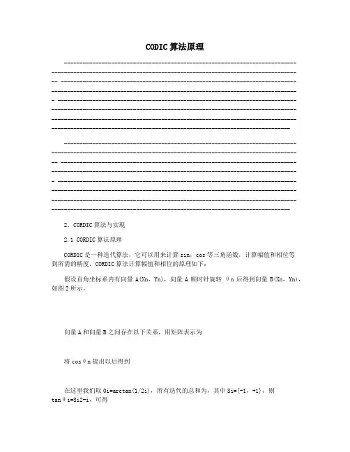 CODIC算法原理
