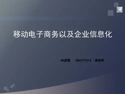 移动电子商务案例分析