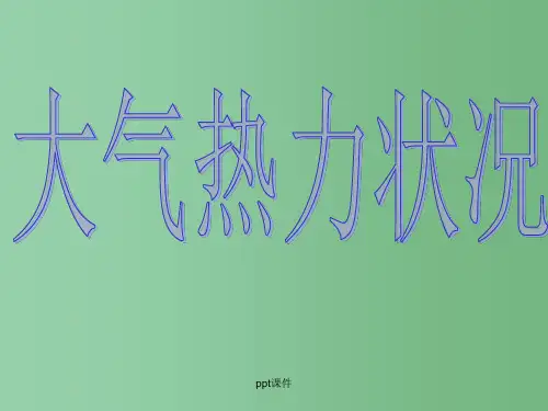 高一地理《大气的热力状况》