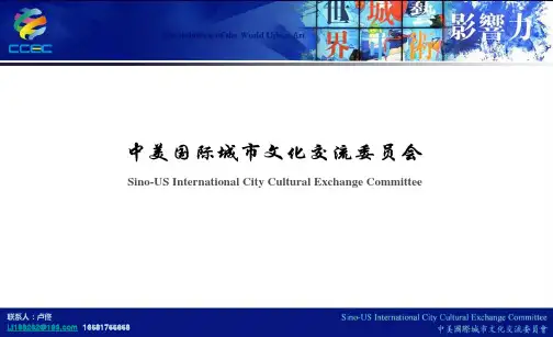 中美文化交流活动 策划方案 卢佟