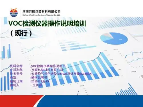 万顺VOC仪器--安捷伦7890A操作说明-2019.08.19