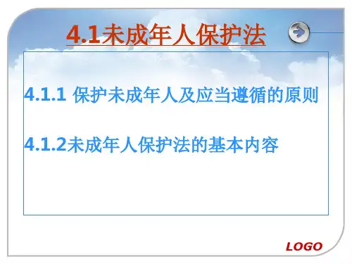 未成年人保护法宣传PPTppt课件