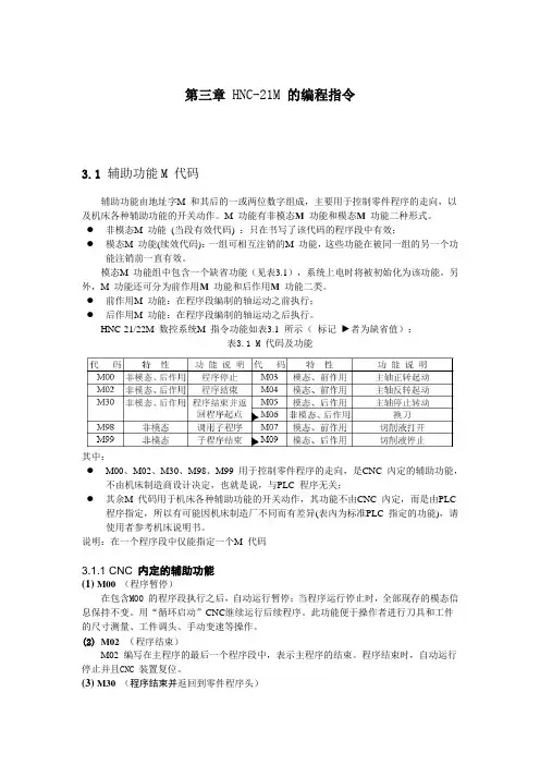 华中数控铣床编程与操作3