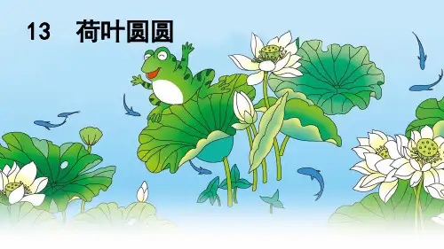 部编人教版一年级语文下册《荷叶圆圆》赛教课件