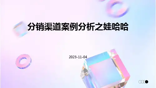 分销渠道案例分析之娃哈哈