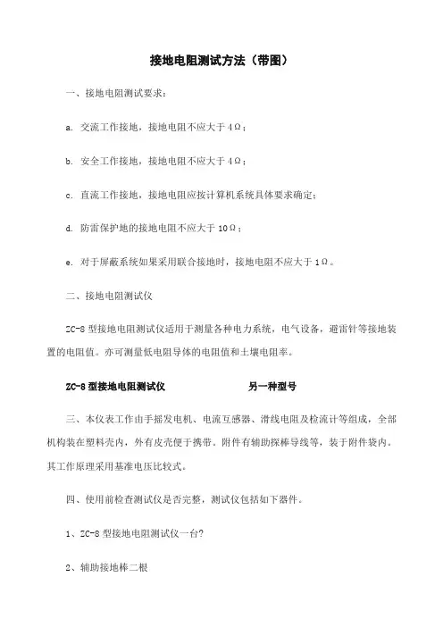 接地电阻测试方法 带图 