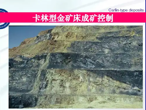 卡林型金矿床成矿