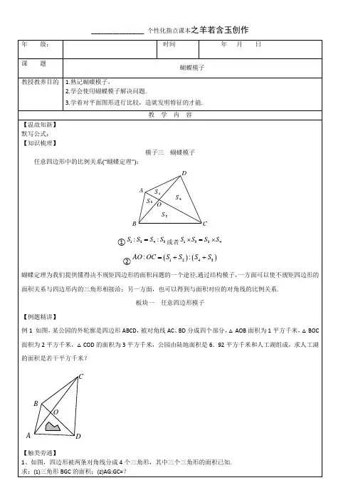 几何五大模型 蝴蝶模型