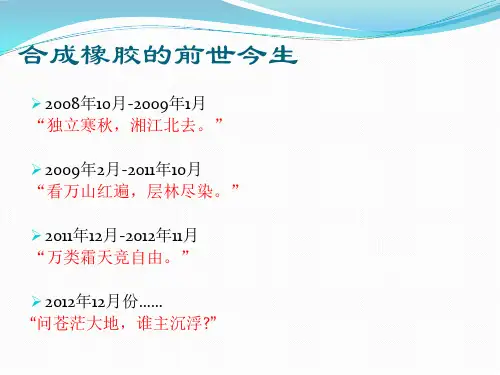 合成橡胶产业链课件