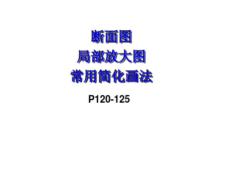 机械制图   断面图简化画法