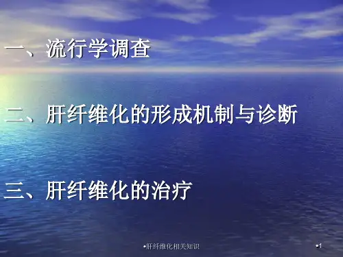 肝纤维化相关知识课件