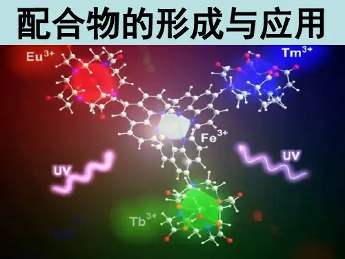 高中化学苏教版选修三 4.2 配合物的形成和应用  课件 (共19张PPT)