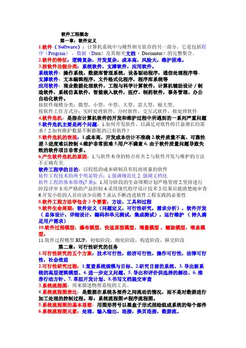 软件工程概念