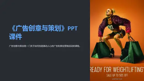《广告创意与策划》课件
