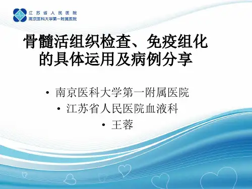 骨髓活检、免疫组化的具体运用及病例分享(王蓉)