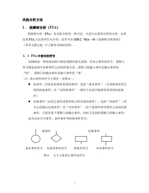 风险分析方法