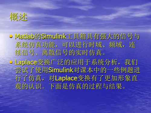 用Matlab进行系统函数H(s)仿真