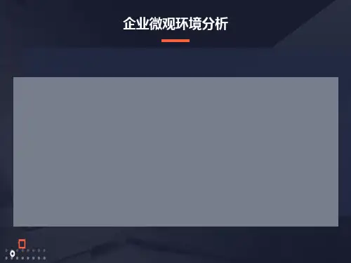 企业微观环境分析