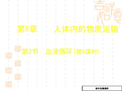 血液循环课件1(七年级生物)