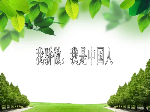 爱国演讲稿背景概述PPT(53张)
